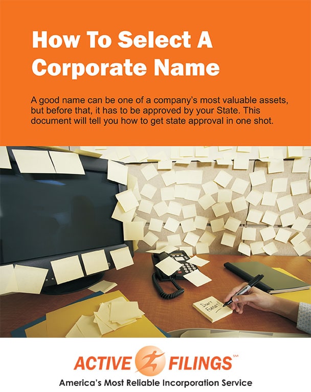 How to Select a Corporate Name eBook