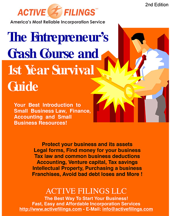 The Entrepreneur's Crash Course and 1st year Survival Guide eBook